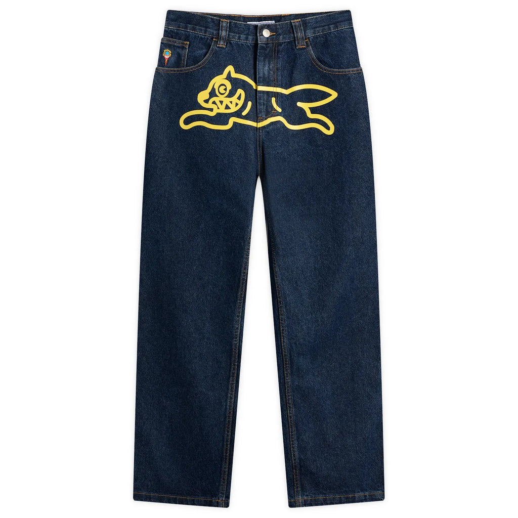 Icecream Running Dog Loose Straight Jeans