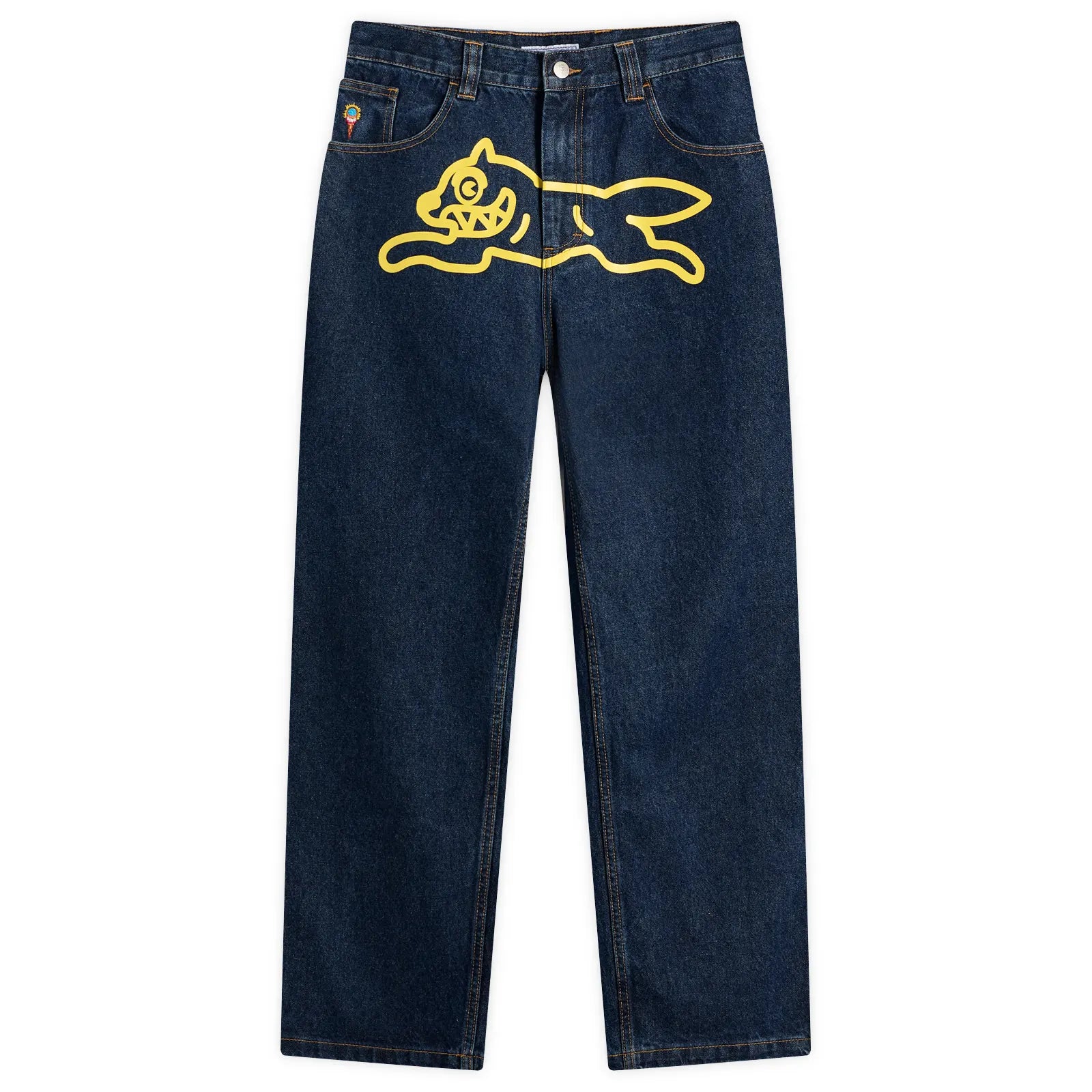 Icecream Running Dog Loose Straight Jeans