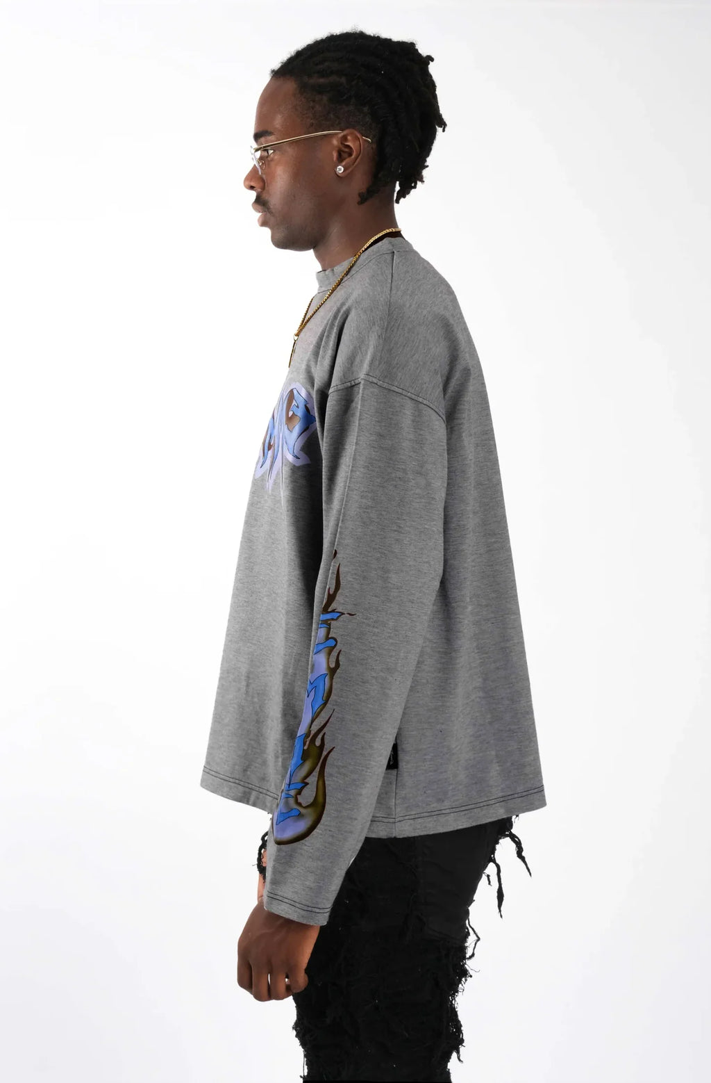 Effemme Long Sleeve Flame Dark Grey