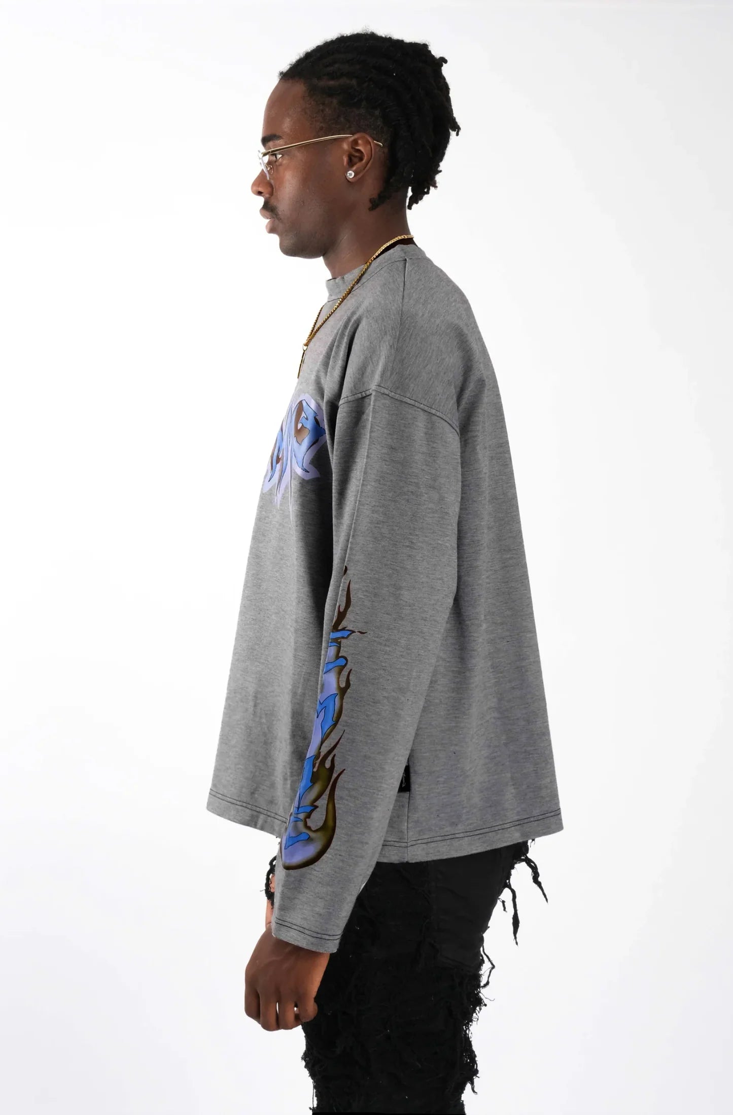 Effemme Long Sleeve Flame Dark Grey