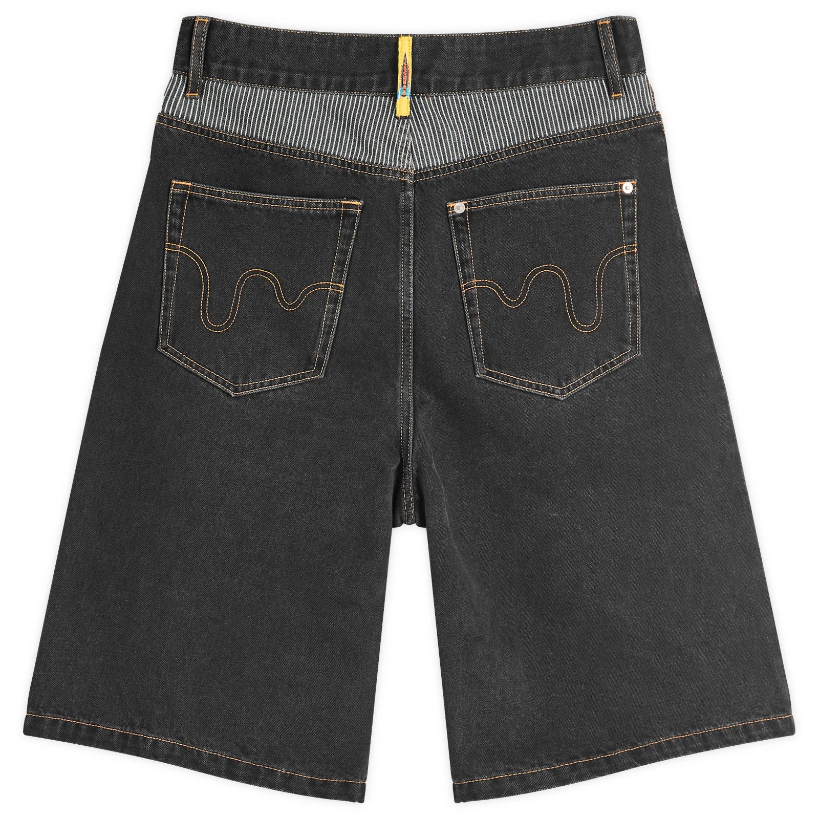 END. x ICECREAM Running Dog Denim Shorts Black