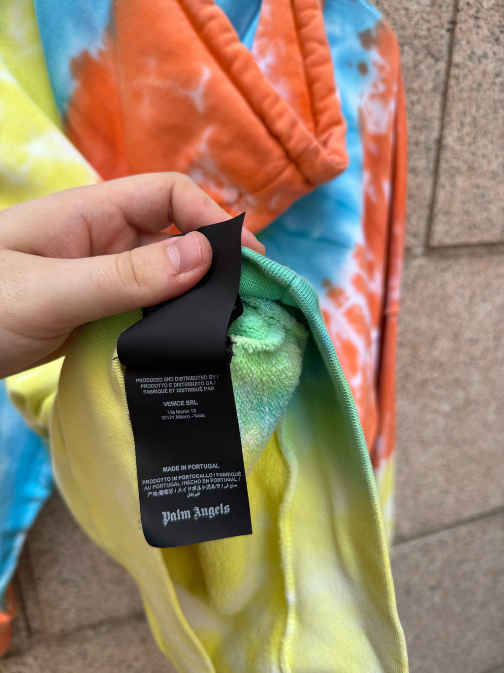 Palm Angels Hoodie Tie Dye  - M Over (USED)