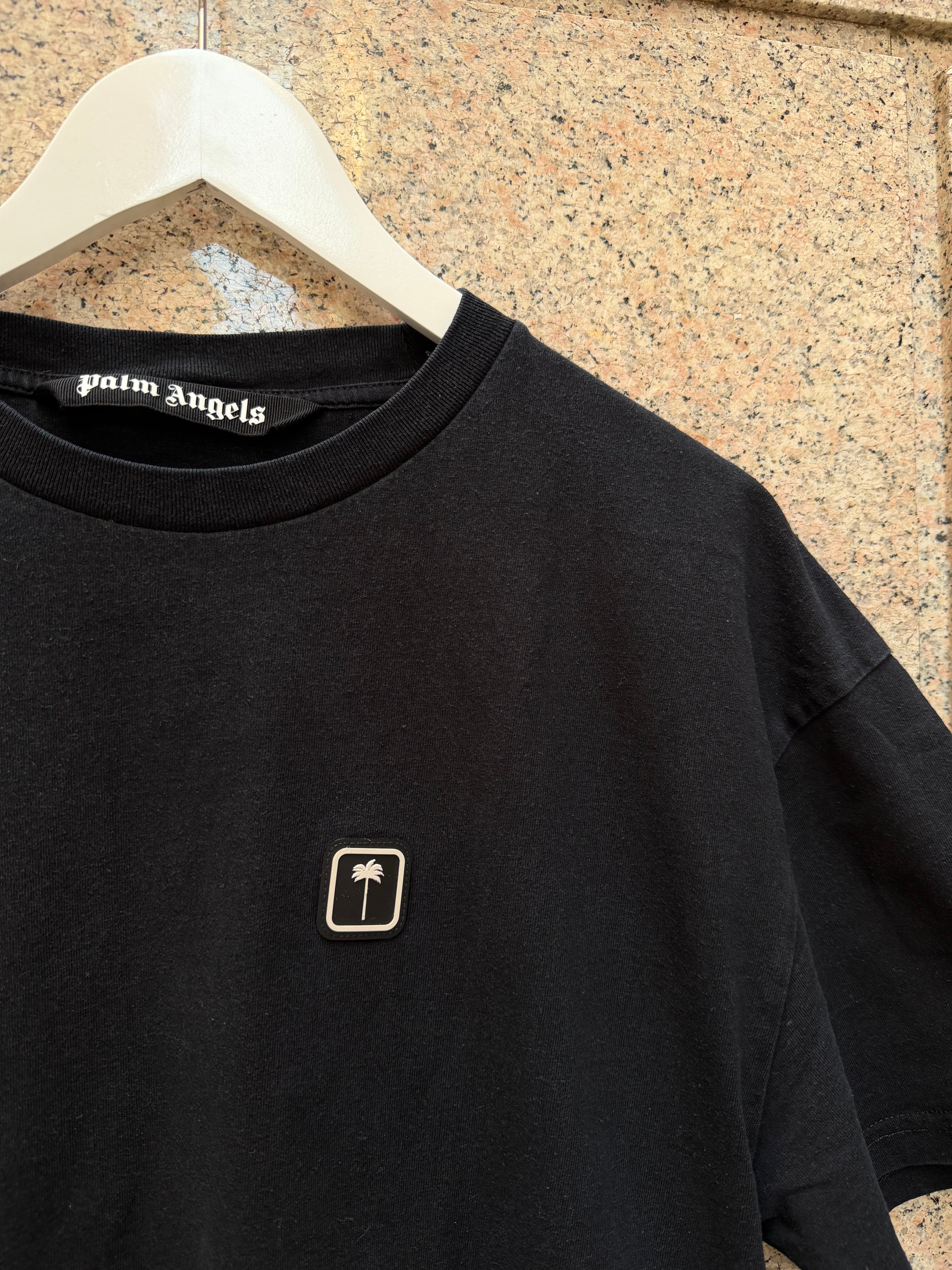 Palm Angels Black Mini Patch T-Shirt - M (USED)