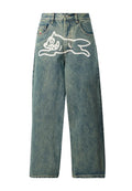 Icecream RUNNING DOG TRIPLE SCOOP - Jeans loose fit - vintage wash