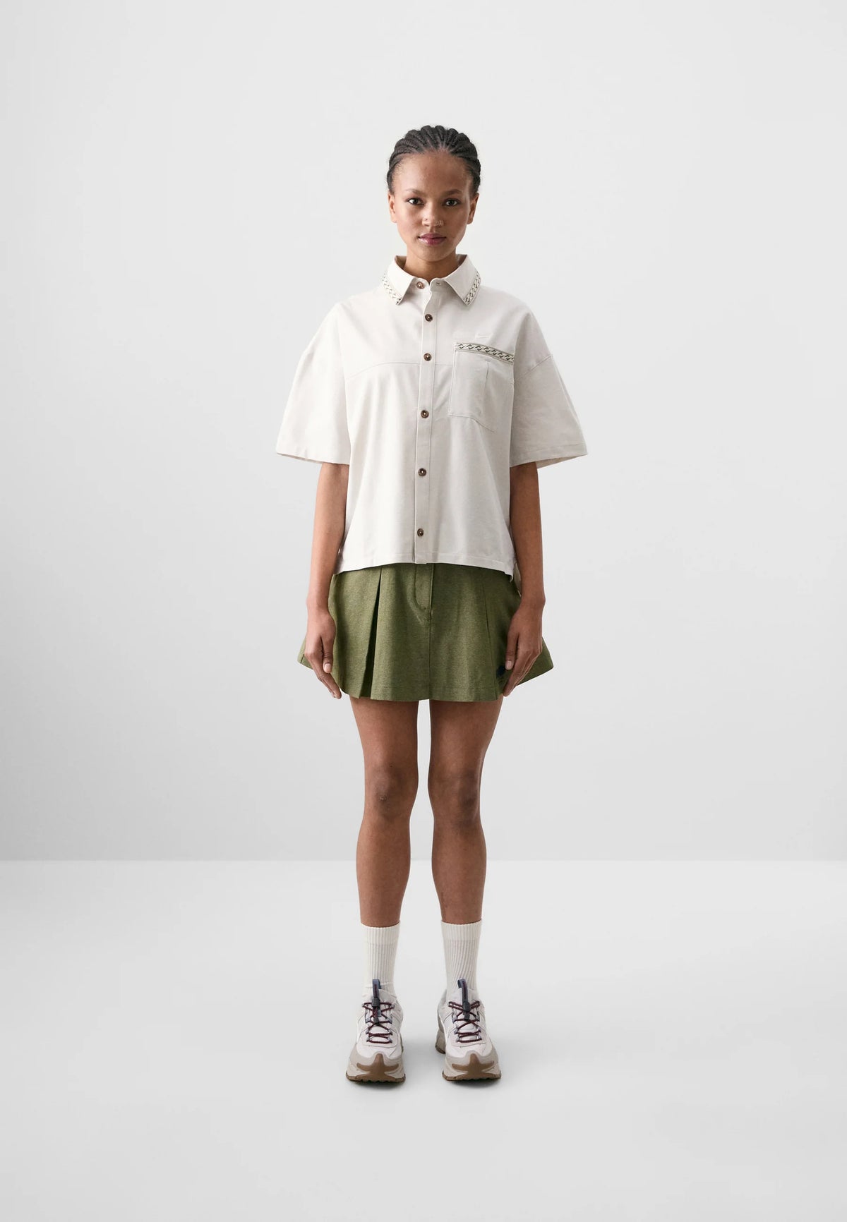 Nike X NAOMI OSAKA Shirt light bone/phantom