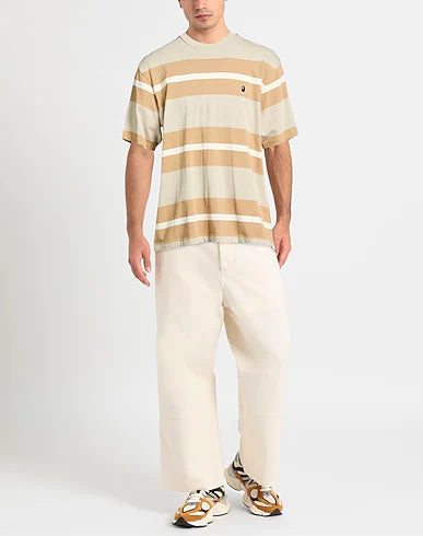 A Bathing Ape BAPE Beige Stripe T-Shirt