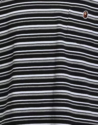 A Bathing Ape BAPE B/W Stripe T-Shirt