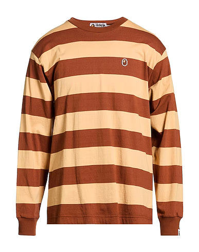 A Bathing Ape BAPE Longsleeve Beige Mini Logo