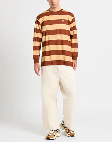 A Bathing Ape BAPE Longsleeve Beige Mini Logo