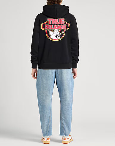 True Religion Zip Hoodie Horseshoe Black