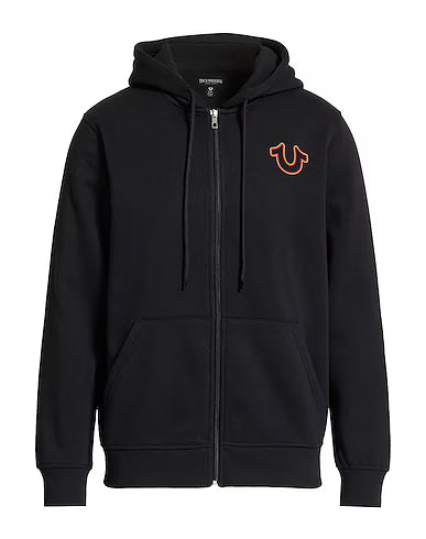 True Religion Zip Hoodie Horseshoe Black