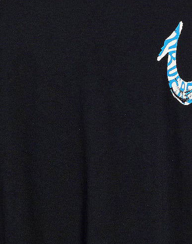 True Religion Painted Horseshoe Tee Black