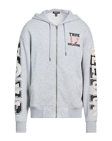True Religion Zip Hoodie Grey Patch