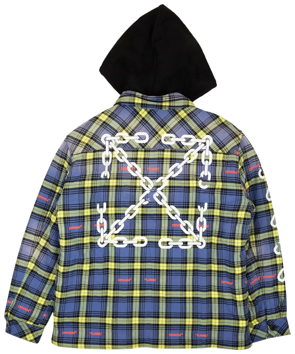 Off-White Arrow Logo Jacket 'Dusty Blue'
