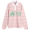 Icecream Barbed Wire Running Dog Rugby Shirt Pale Pink