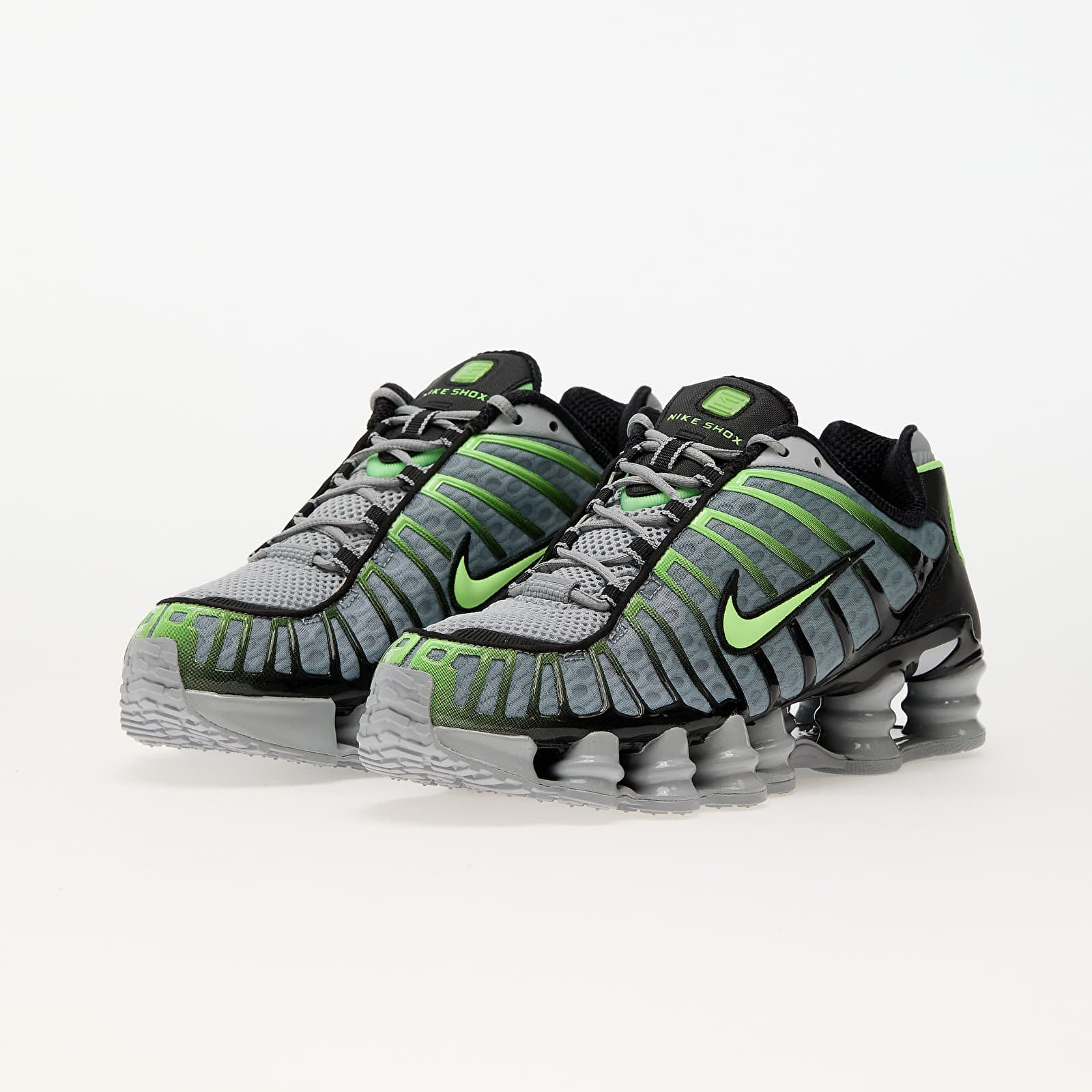 Nike Shox TL Wolf Grey Lime Blast