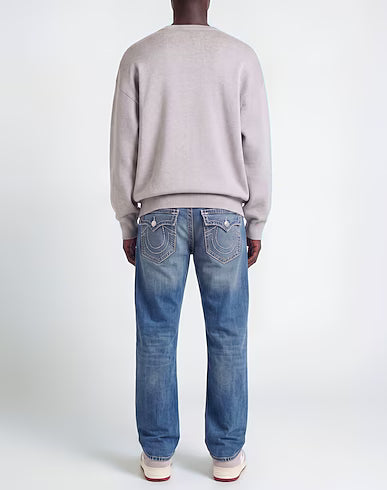 True Religion Pullover Bouddha Grey Red