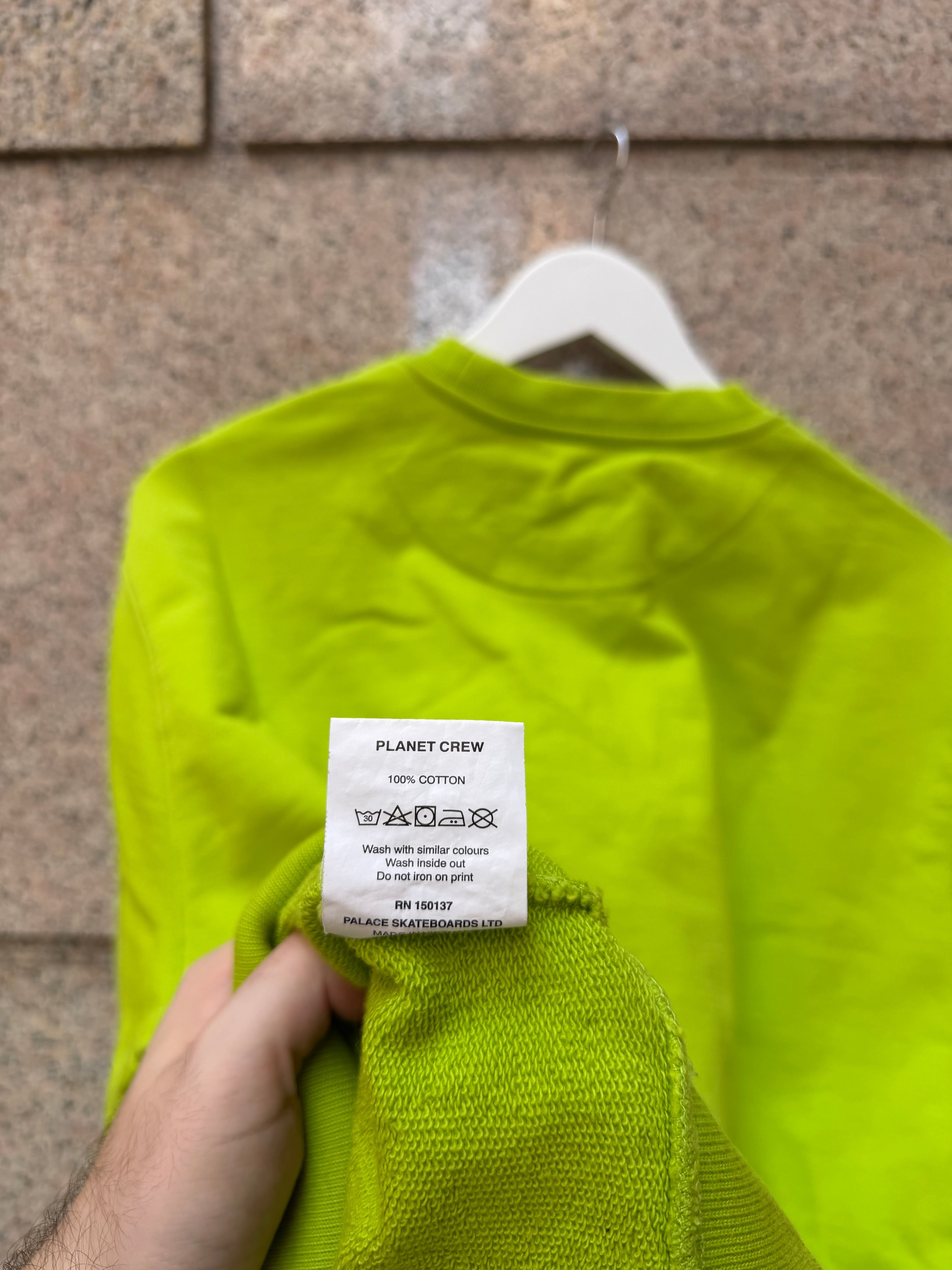 Palace Crewneck Planet Green - L (USED)