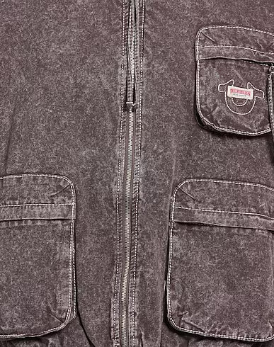 True Religion Denim Jacket Brown Washed