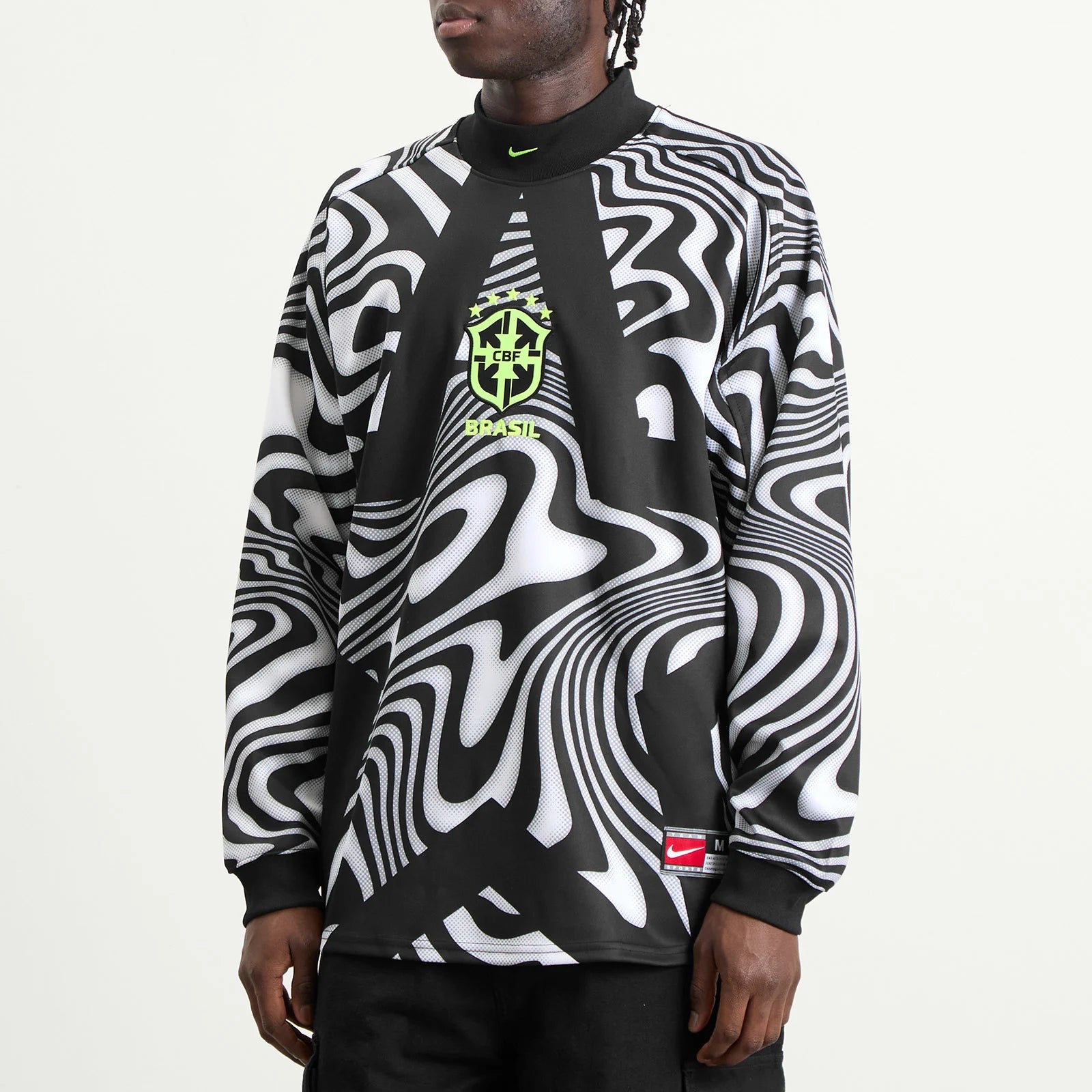 Nike Brasil Goalkeeper Shirt Black & Volt