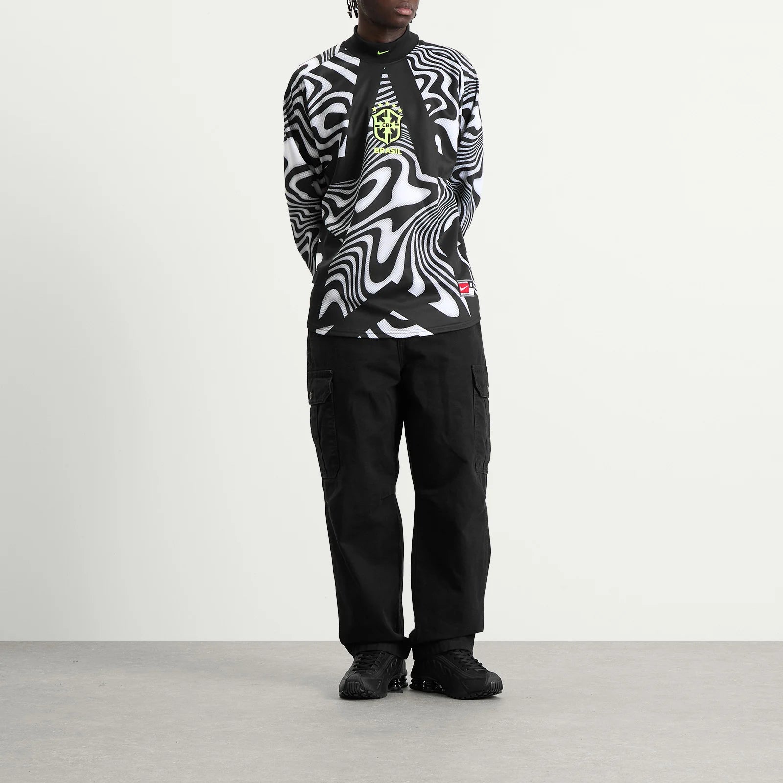 Nike Brasil Goalkeeper Shirt Black & Volt