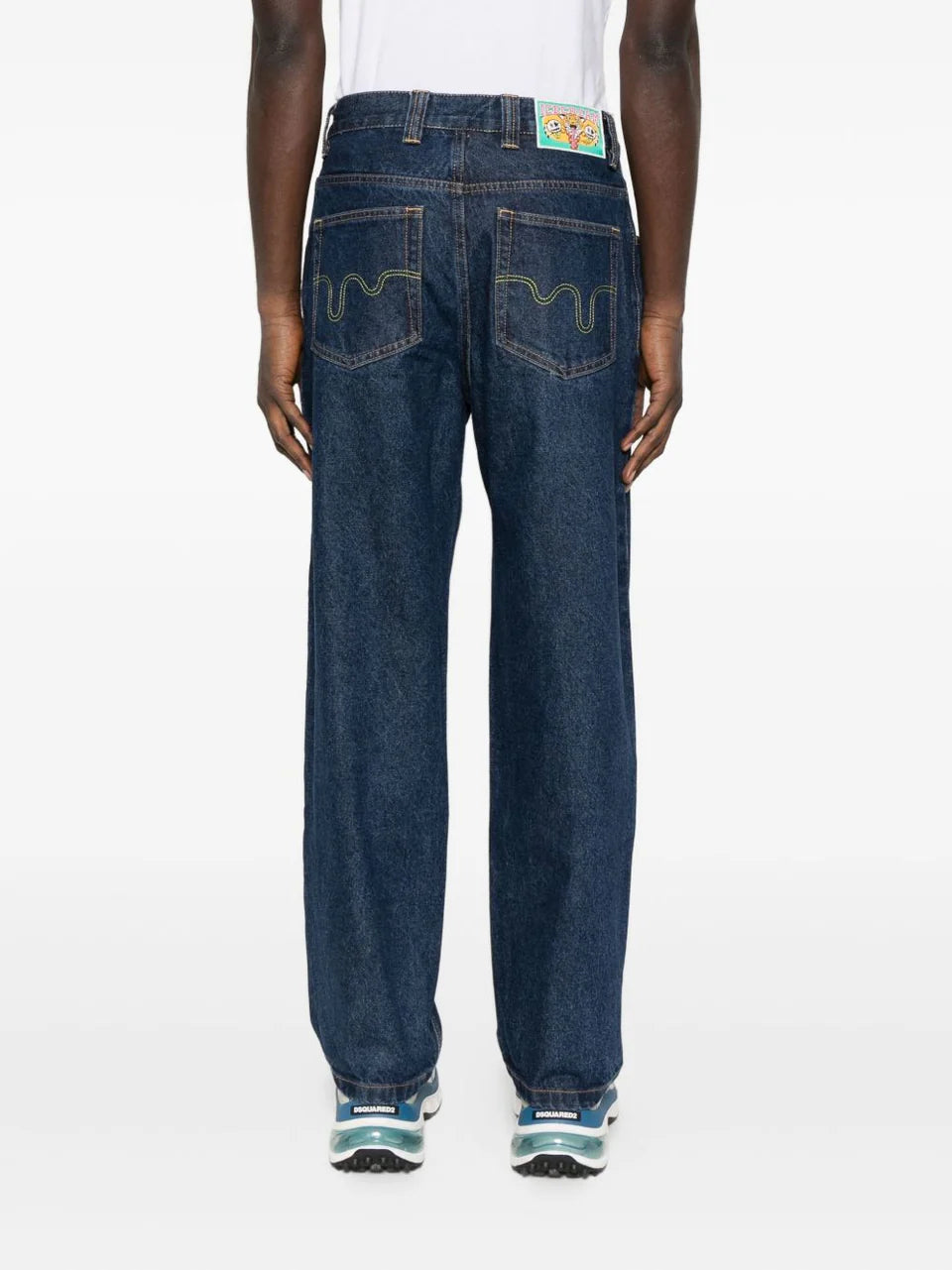 Icecream Running Dog Loose Straight Jeans