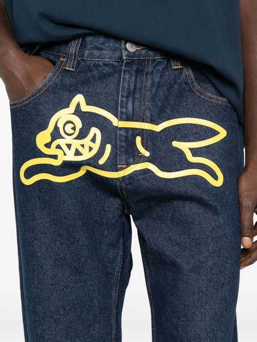Icecream Running Dog Loose Straight Jeans