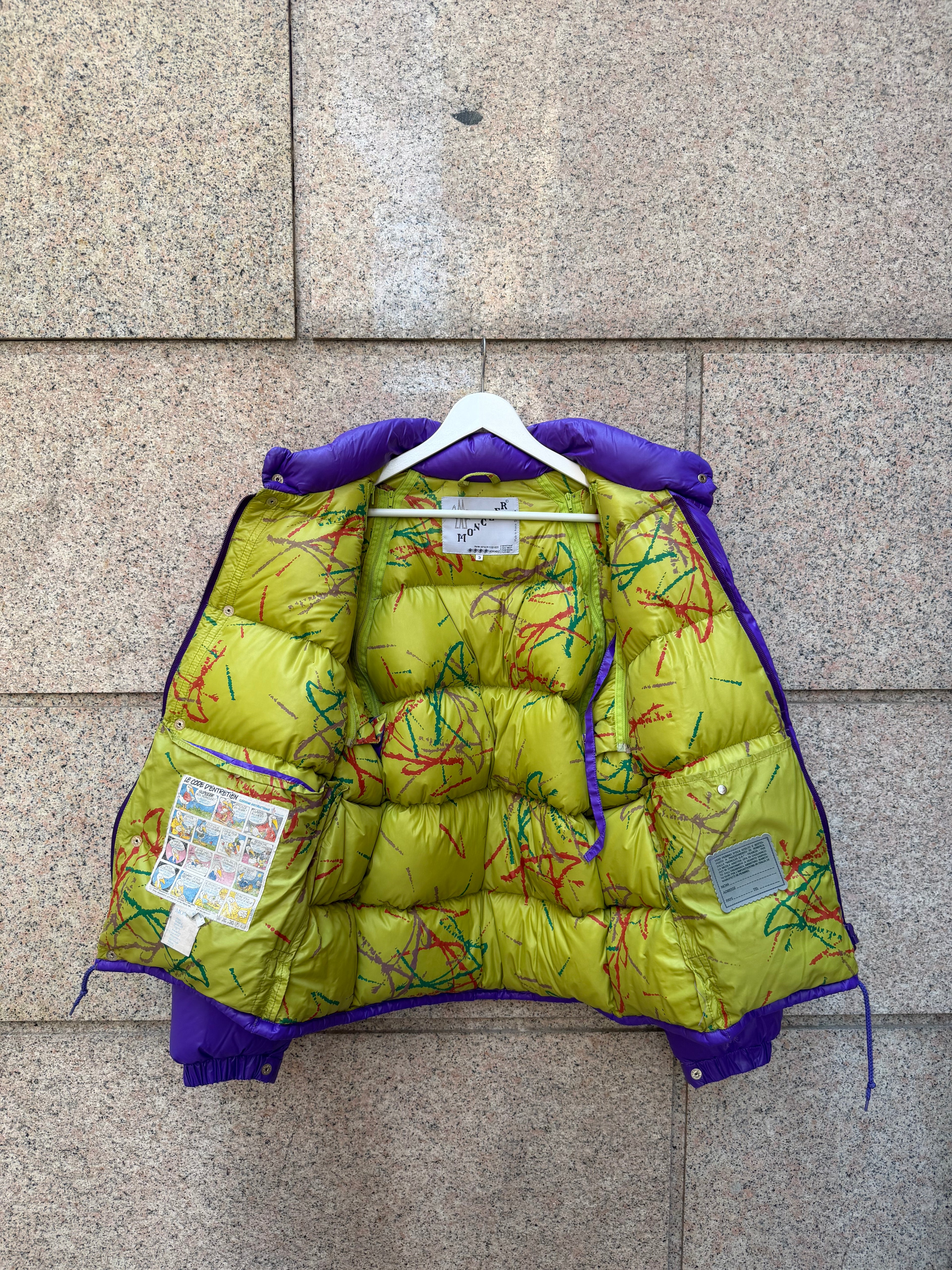 Moncler Grenoble Vintage '80/90 Purple Zip - 3 (L) (USED)