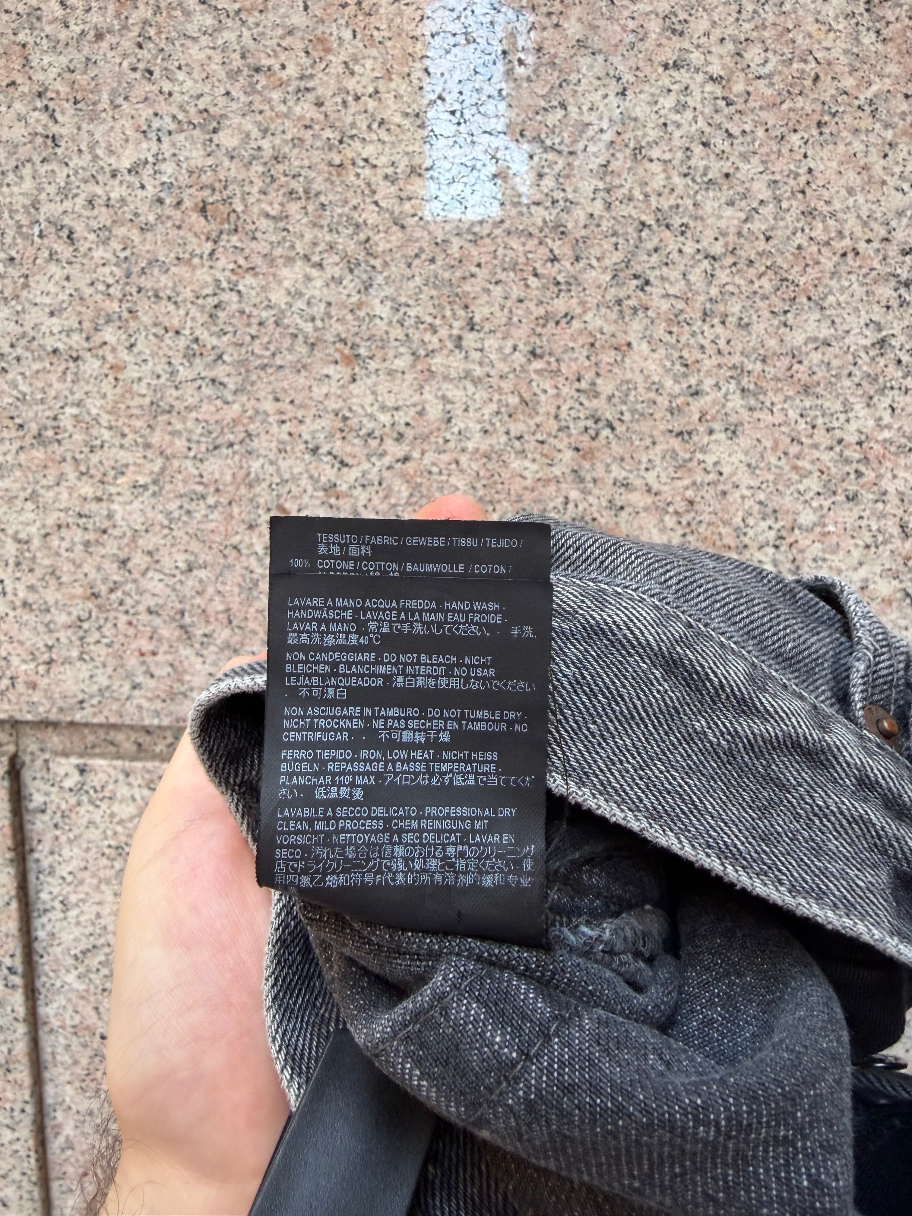 Balenciaga Hybrid Trompe L' Oeil Zip Denim - US30 (USED)