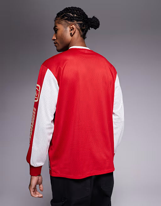 Icecream Racing Moto Longsleeve Jersey Red