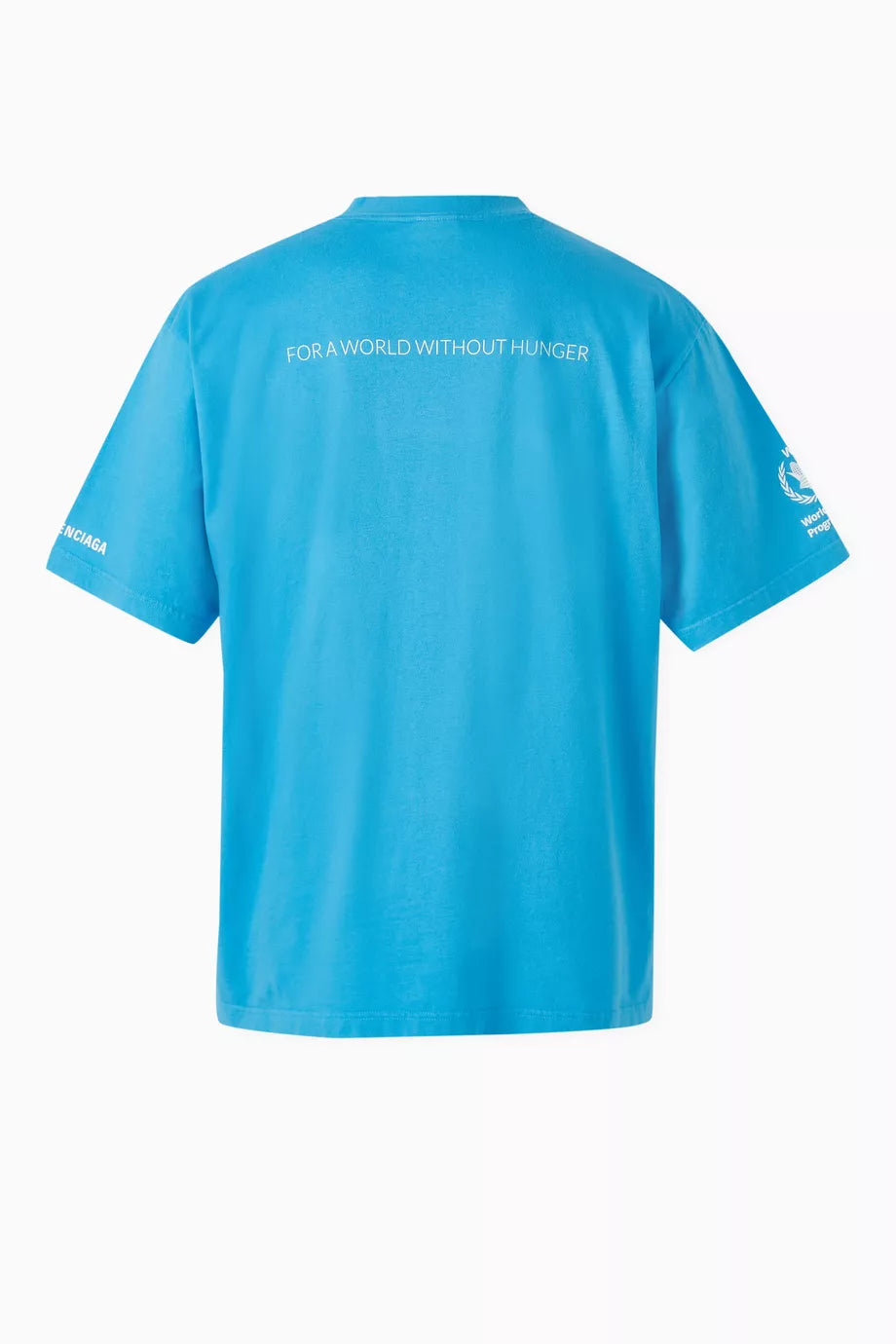 BALENCIAGA WFP Cotton T-shirt Light Blue