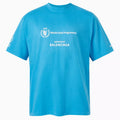 BALENCIAGA WFP Cotton T-shirt Light Blue