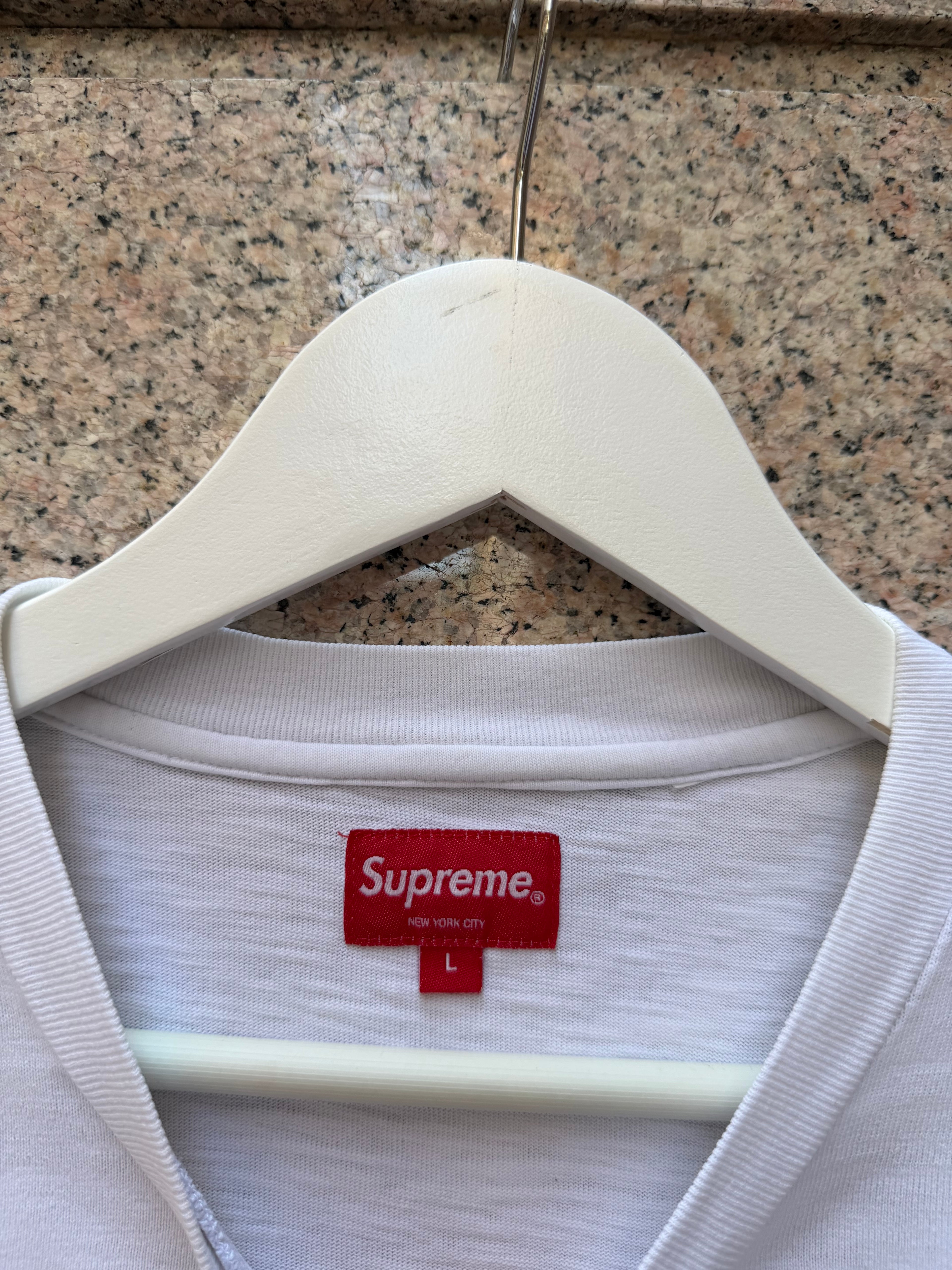 Supreme Bones White Tee - L (USED)