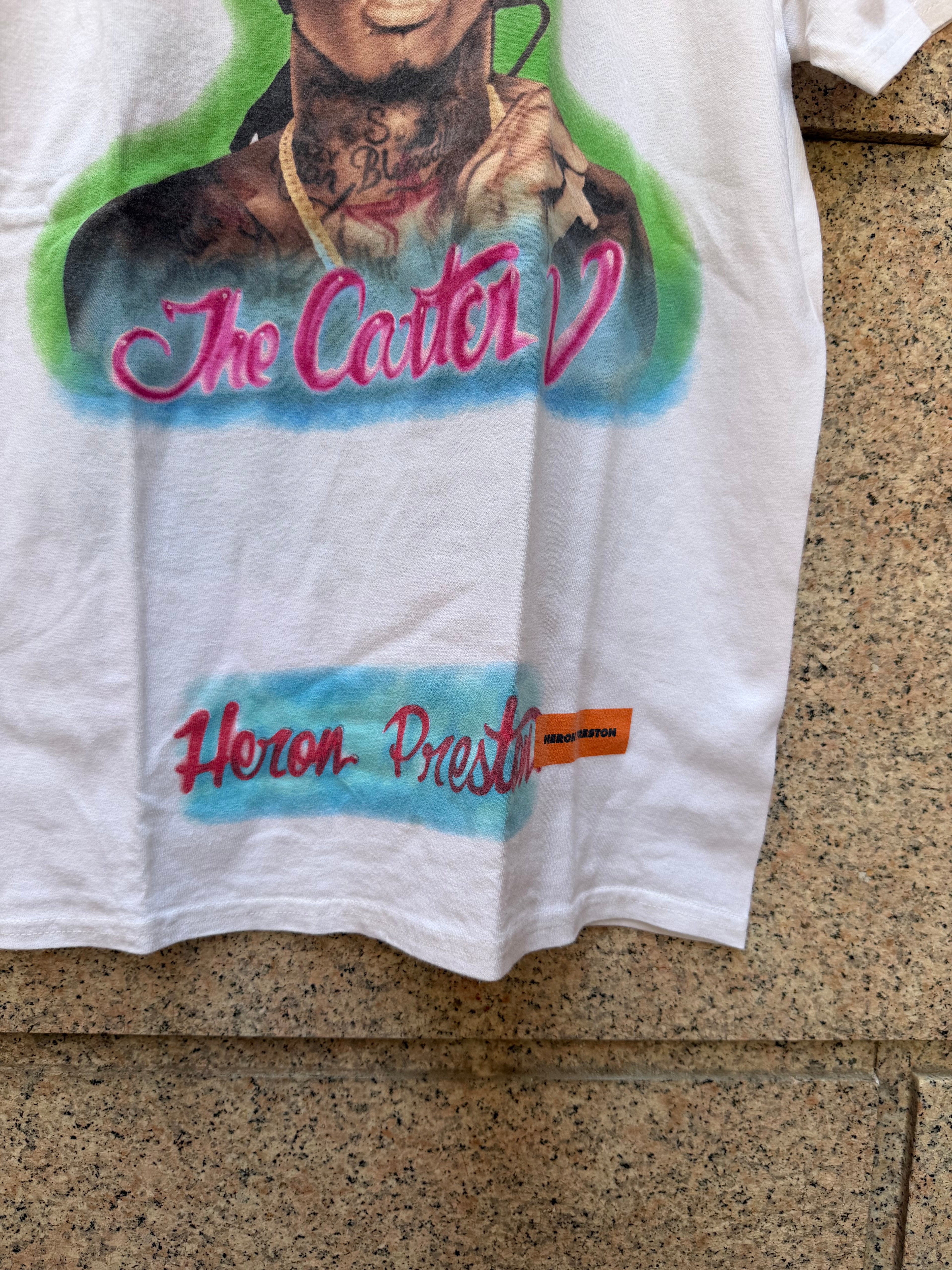 Heron Preston X Lil Wayne Carter V Tee White - M (USED)