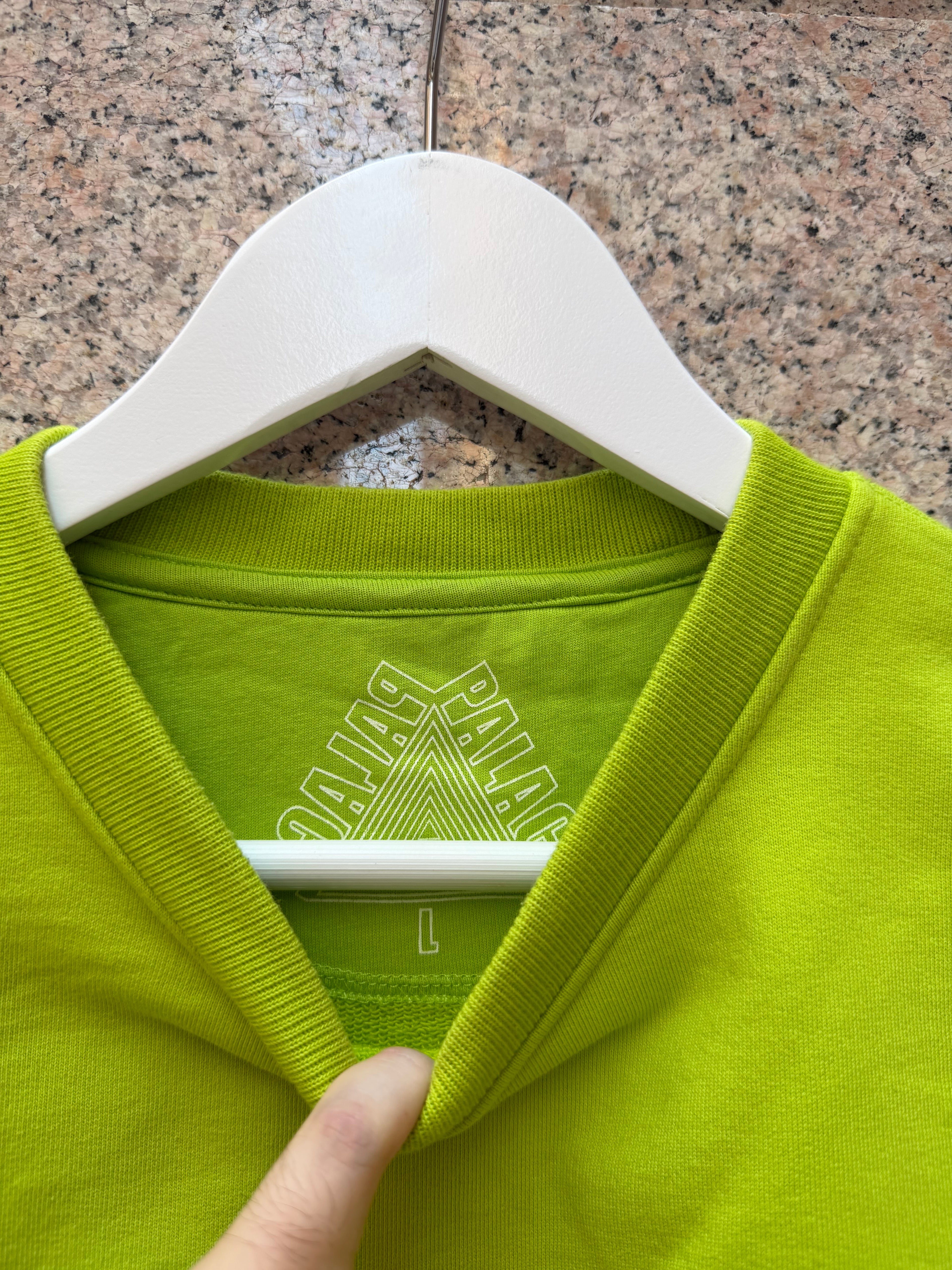 Palace Crewneck Planet Green - L (USED)