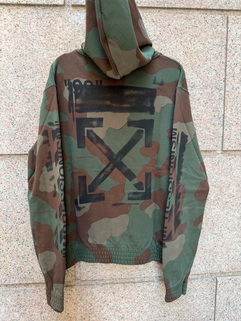 Off-White Impressionism Zip Camo Hoodie - M (USED)