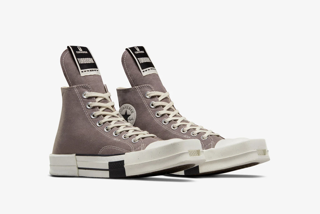 Rick Owens x Converse TURBODRK Chuck 70 Laceless "Iron"