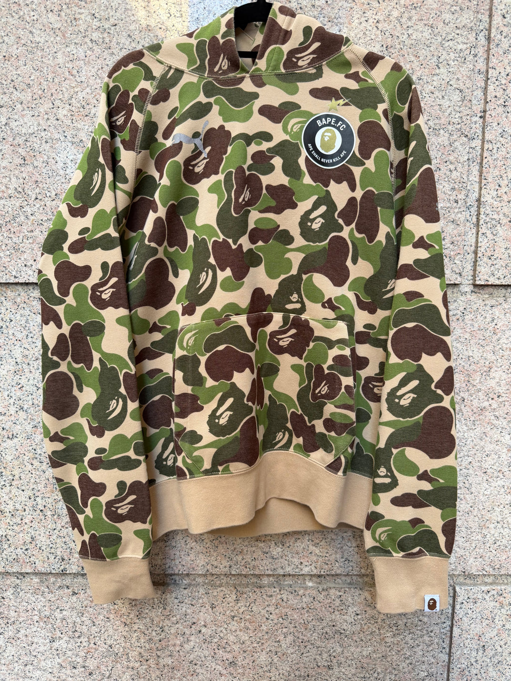 A Bathing Ape Bape X Puma Camo Hoodie SAMPLE 2015 - M (USED)