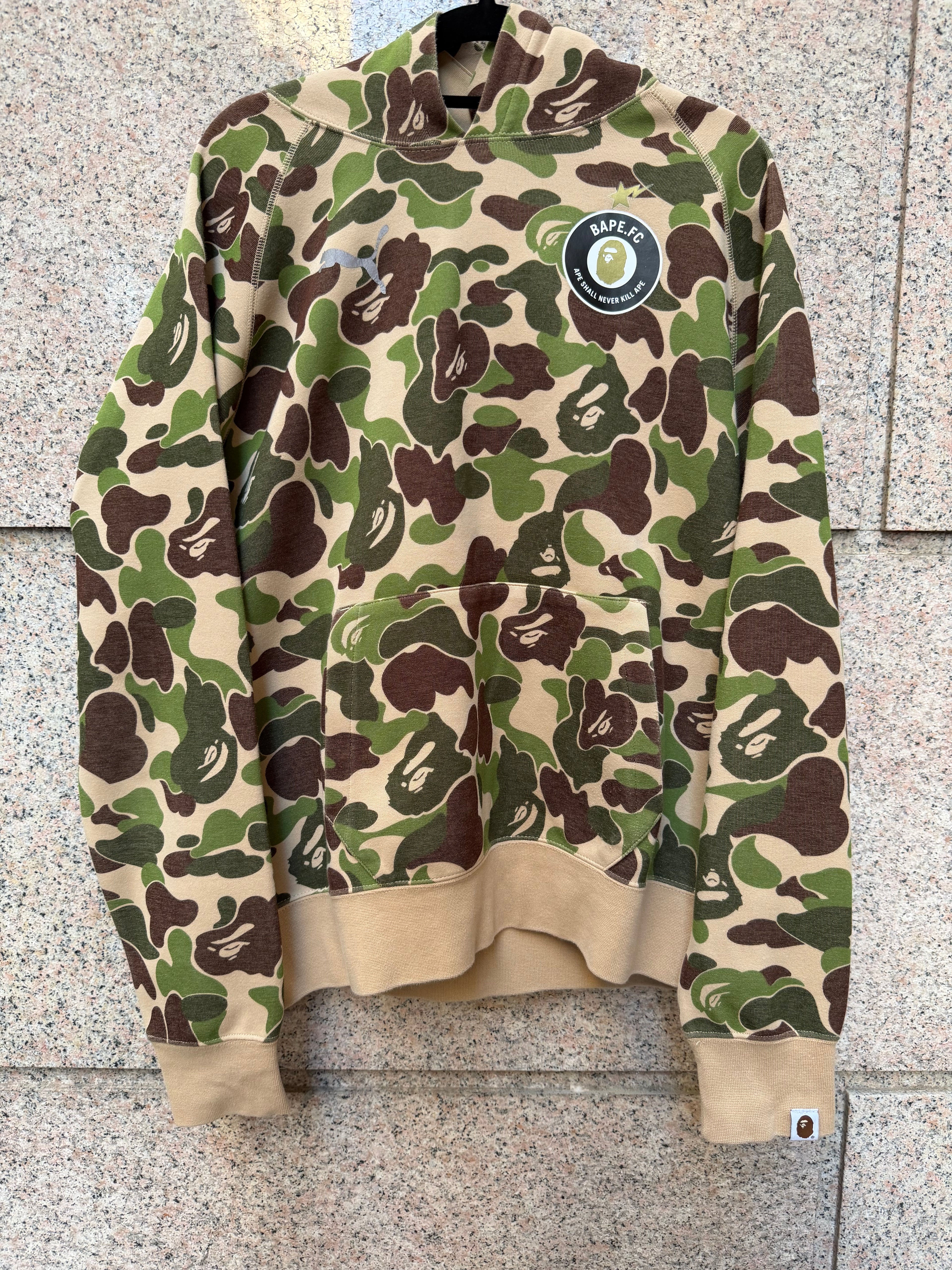 A Bathing Ape Bape X Puma Camo Hoodie SAMPLE 2015 - M (USED)