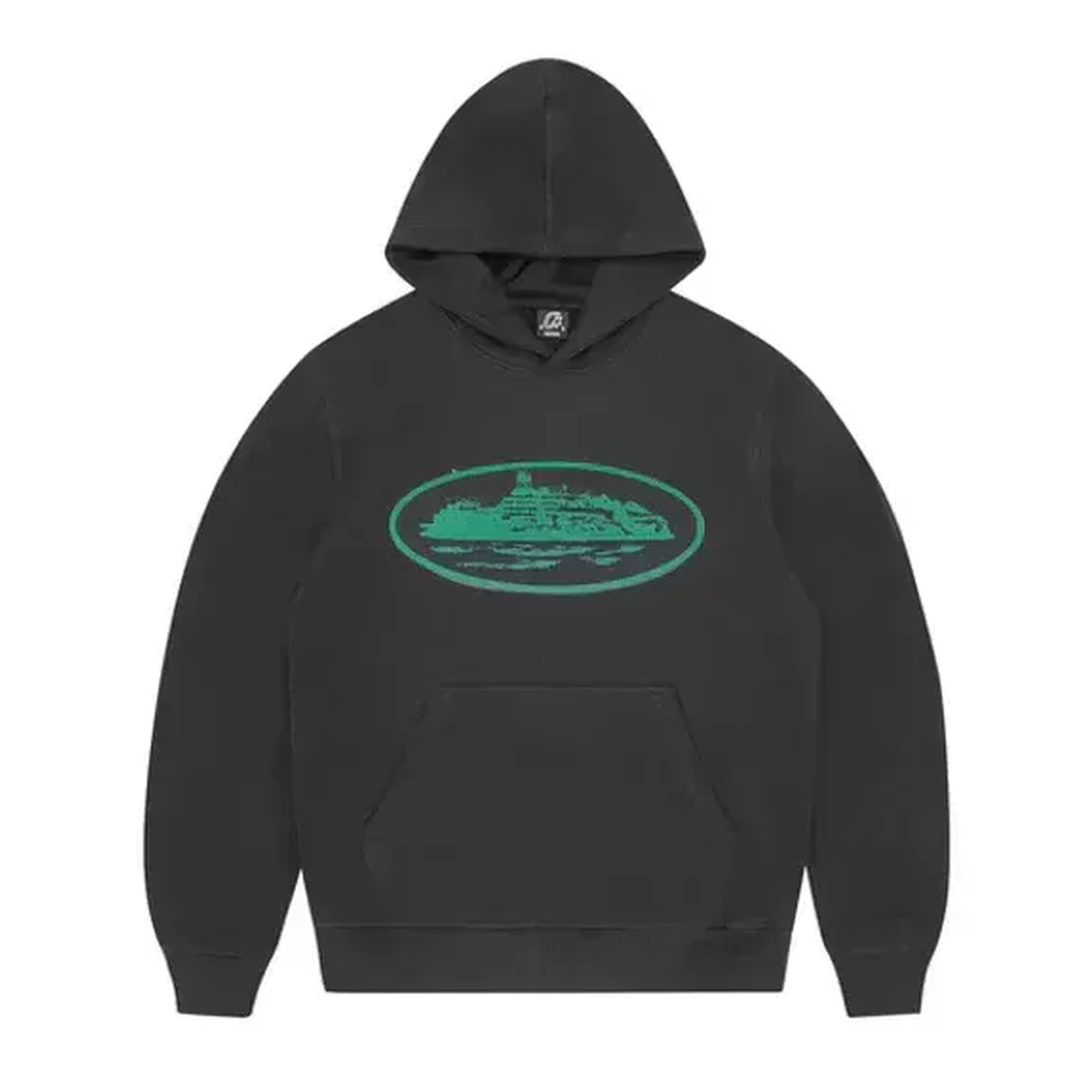 Corteiz Alcatraz Hoodie Black & Green