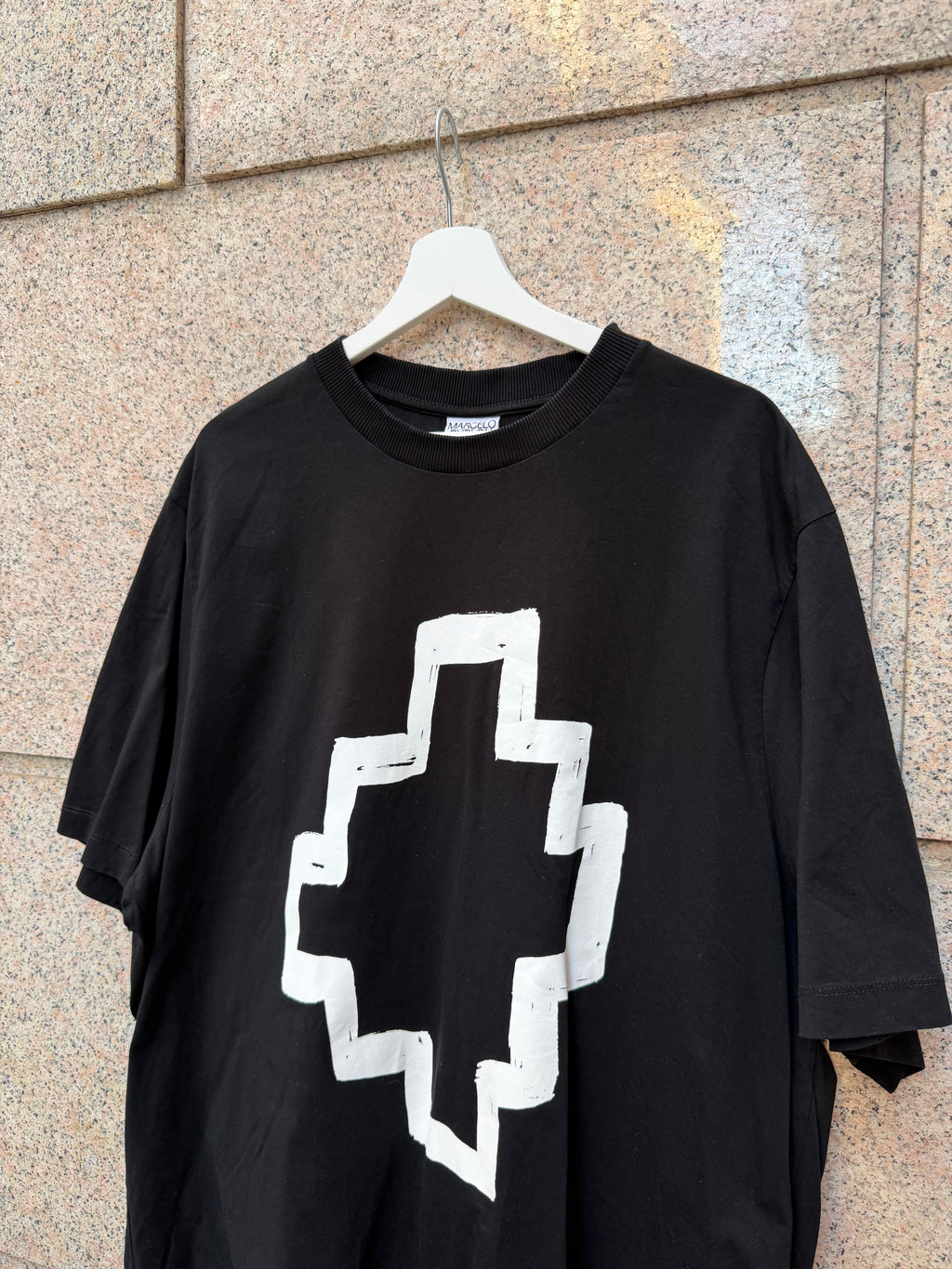 Marcelo Burlon Black Cross White T-Shirt - XL (USED)