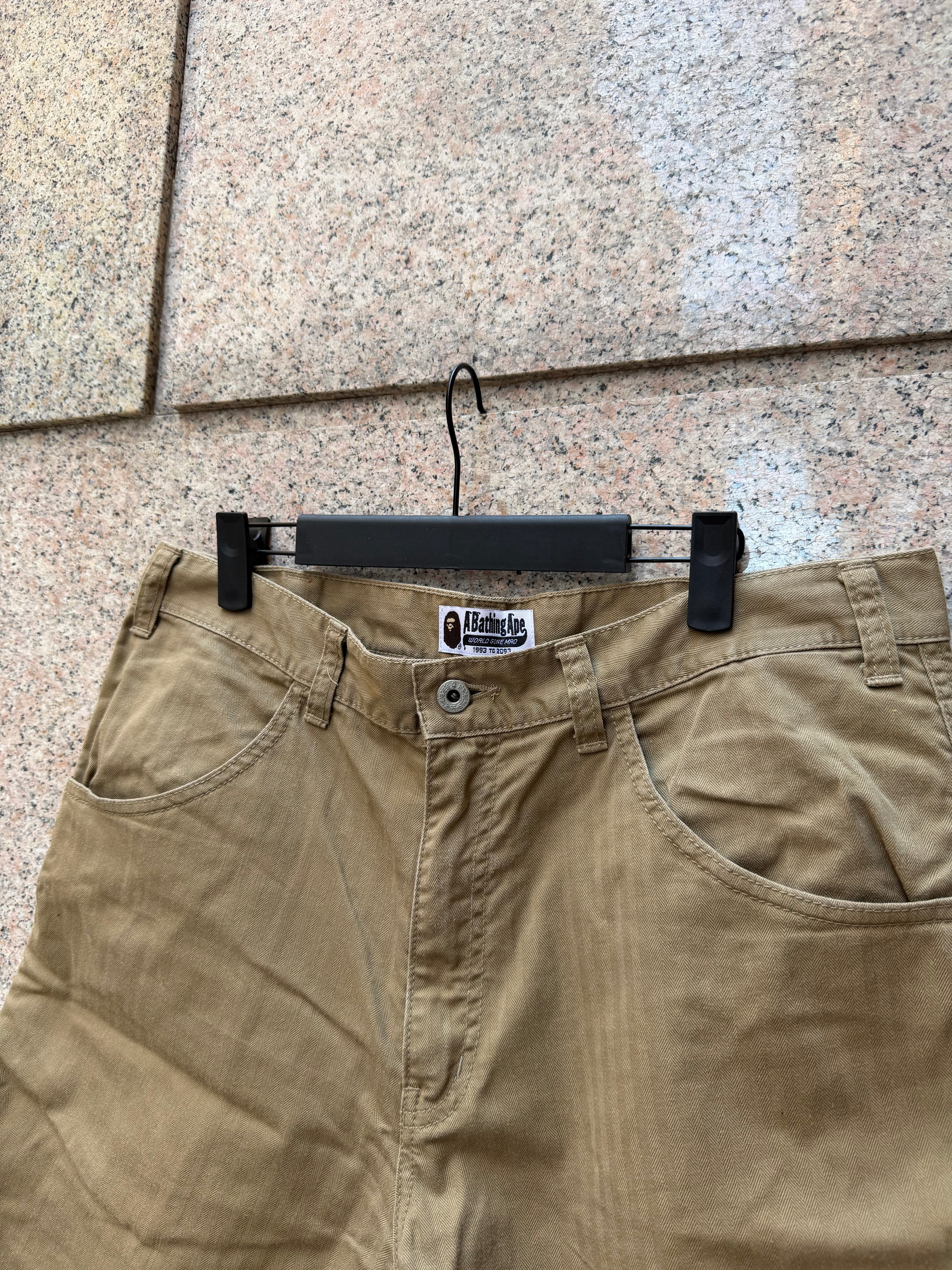 A Bathing Ape Bape Short Beige - L (USED)