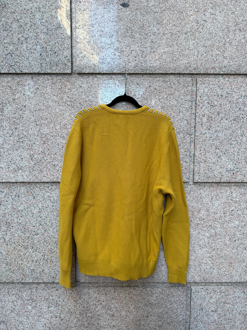 Stussy Cardigan Yellow Ochre - L (USED)