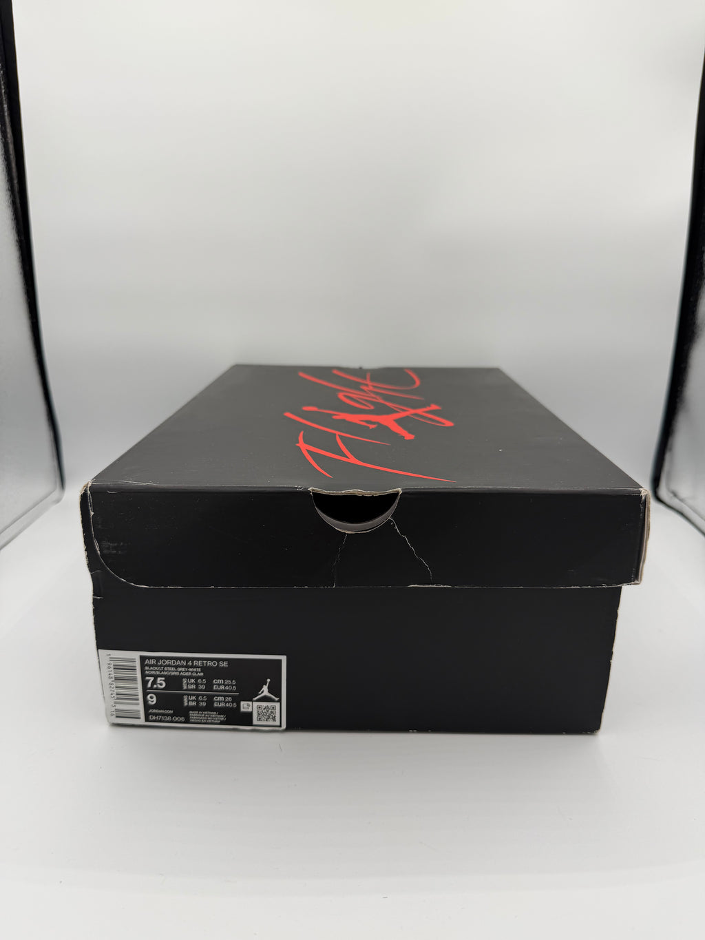 Jordan 4 Black Canvas - 40,5Eu (USED)
