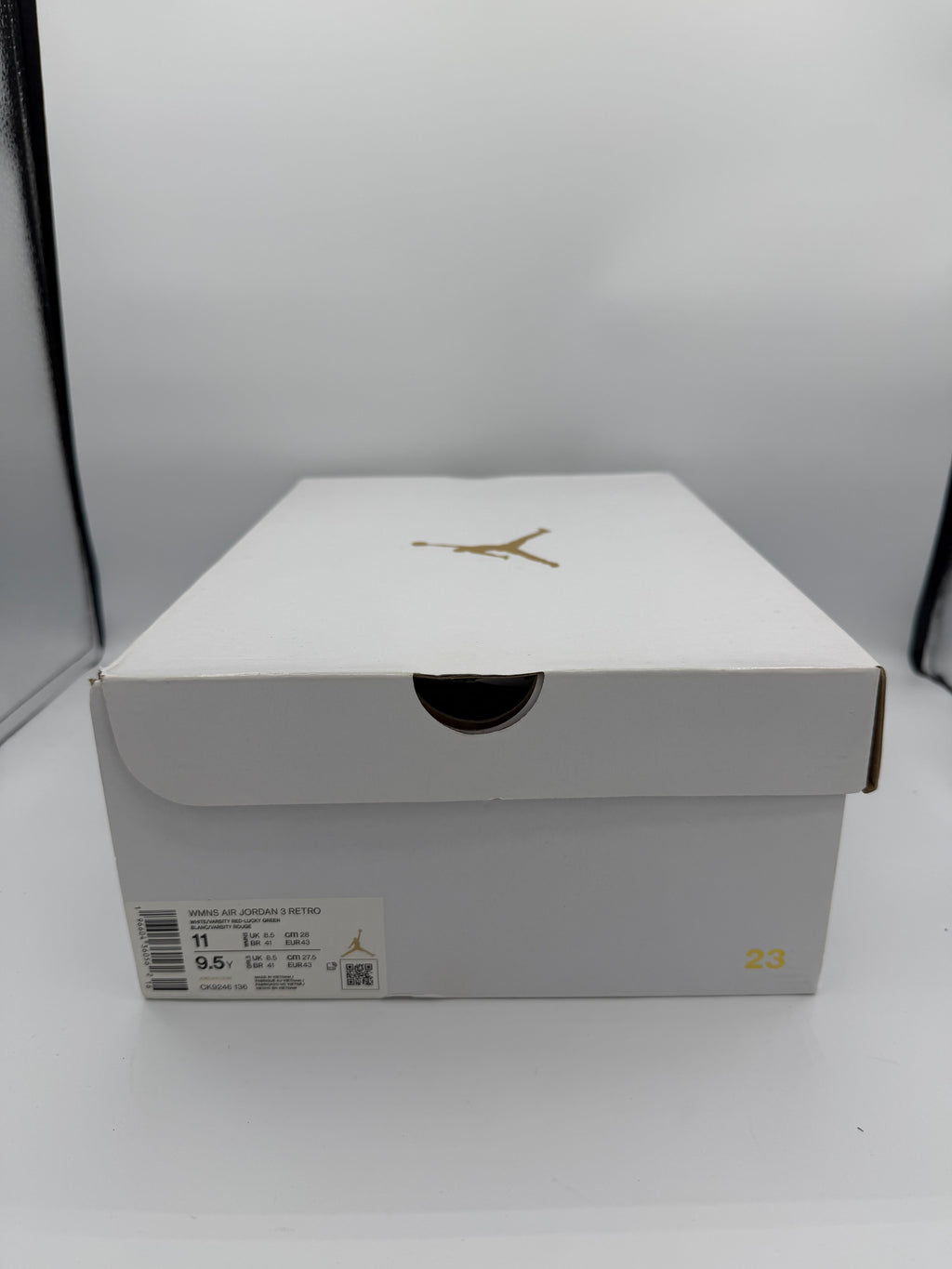Jordan 3 Lucky Green - 43Eu (USED)