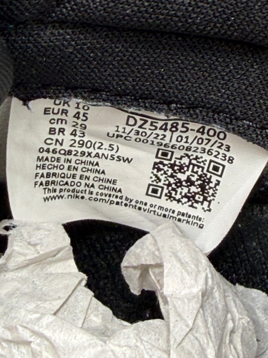 Jordan 1 Retro High Unc Toe - 45Eu (USED)