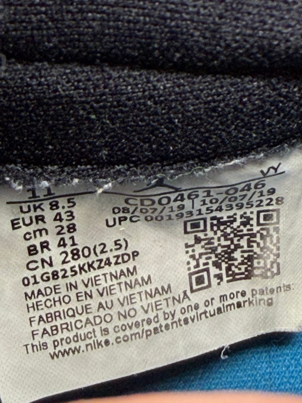 Jordan 1 High Nc To Chi - 43Eu (USED)