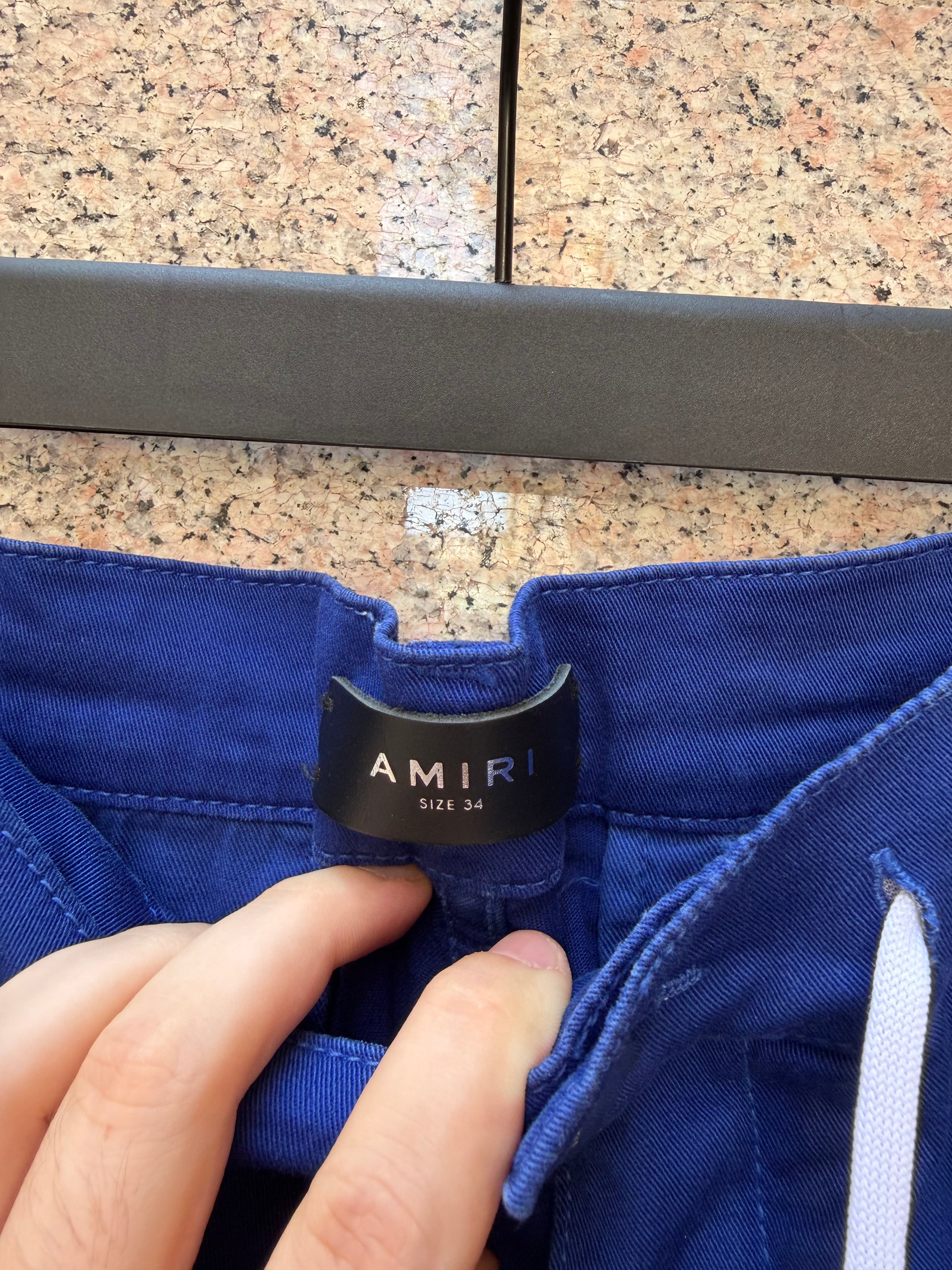 Amiri Cargo Pants Blue/White - 34 (USED)