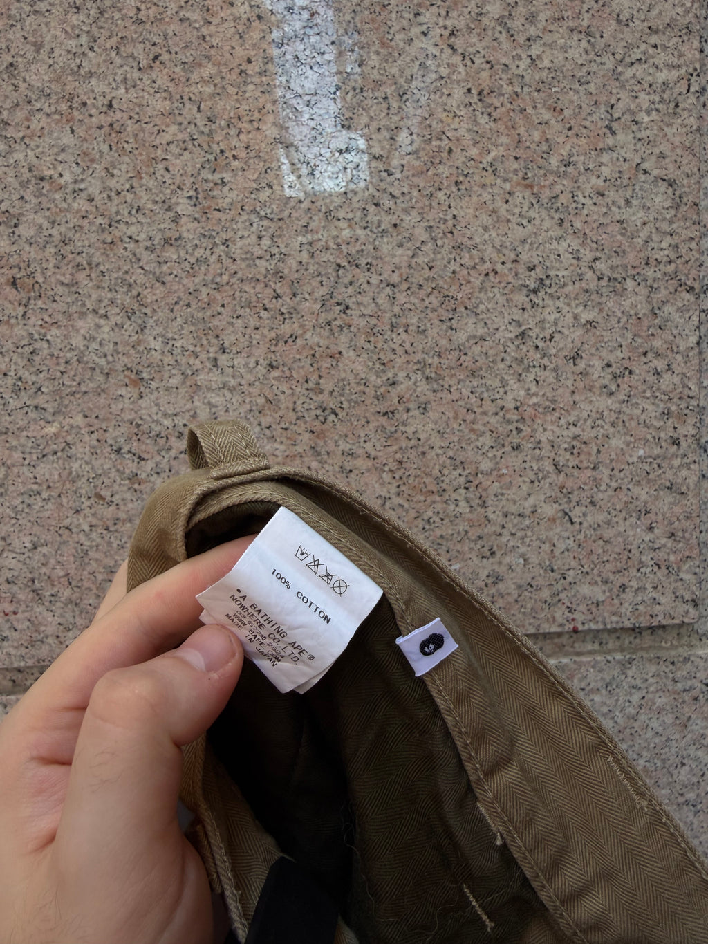 A Bathing Ape Bape Short Beige - L (USED)