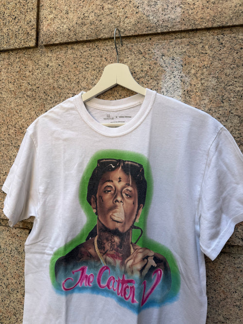 Heron Preston X Lil Wayne Carter V Tee White - M (USED)